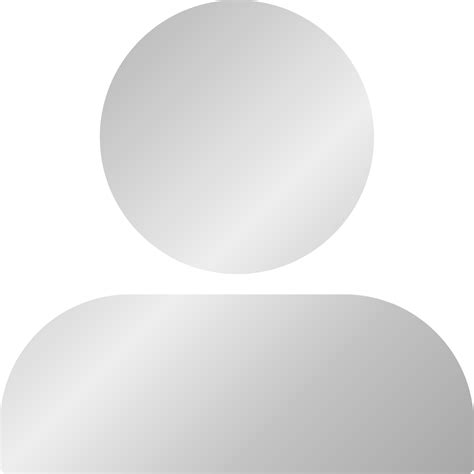 Silver User Icon Png