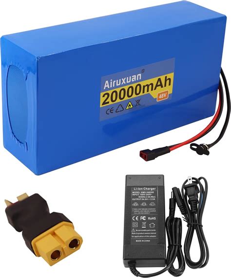 Airuxuan 48v Battery 48v Ebike Battery 20ah Electric Bike Battery 48v Lithium