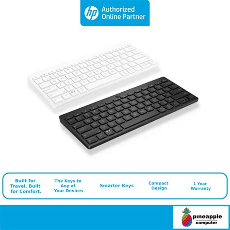 Hp 350 Compact Multi Device Bluetooth Keyboard Macos Windows