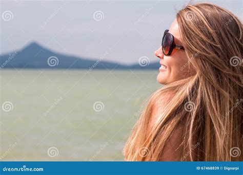 Pretty Blonde Girl Stock Image Image Of Leisure Body