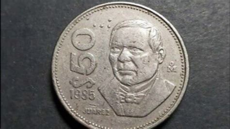 Mexico 1985 50 Pesos Coin Worth Juarez Youtube