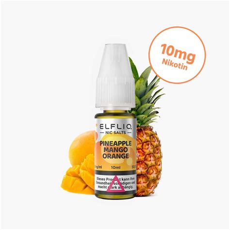 Elfbar Elfliq Pineapple Mango Orange Mg E Liquid