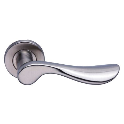 Dorfit Solid Lever Handle On Rose DTSH006 Door Hardware Suppliers