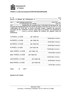 Fillable Online Estudi B Sic De Seguretat I Salut De L Obra Substituci