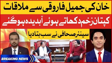 Imran Khan Emotional Meeting With Senior Journalist Jameel Farooqui