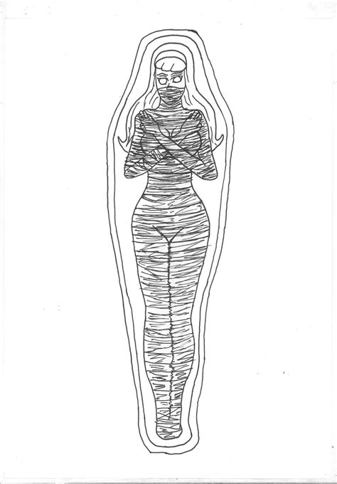 Daphne Mummified Bride Inked Lines By Panthers07 On Deviantart