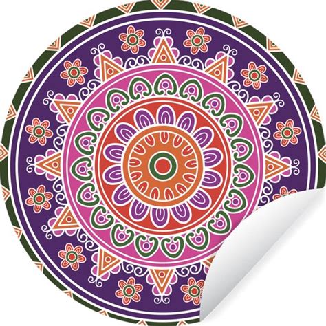 WallCircle Muurstickers Behangcirkel Mandala Ouderwets Design