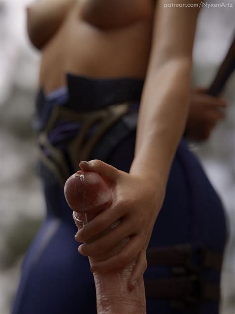 Rule 34 3d Breasts Out Close Up Fan Giving Head Hand On Head Hand On Penis Handjob Kitana