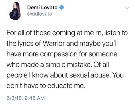 Demi Lovato Warrior Lyrics