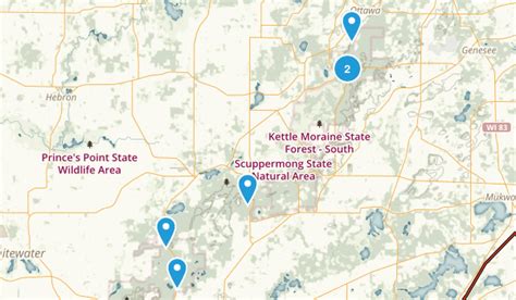 Kettle Moraine State Park Map