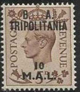 Briefmarke British Stamp Overprinted B A Tripolitania