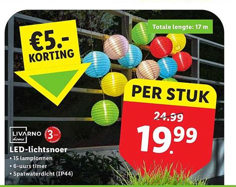 Livarno Home Led Lichtsnoer Aanbieding Bij Lidl 1Folders Nl