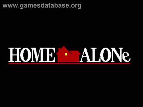 Home Alone Sega Genesis Artwork Title Screen