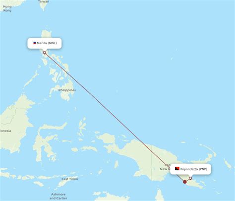 All Flight Routes From Manila To Popondetta Mnl To Pnp Flight Routes