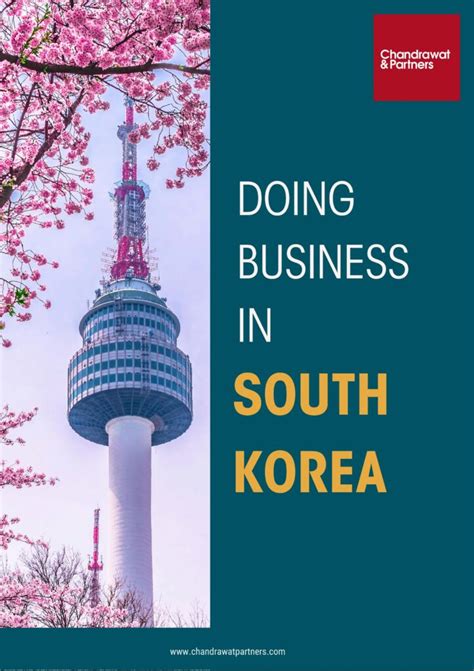 Doing Business In South Korea Chandrawat Partners