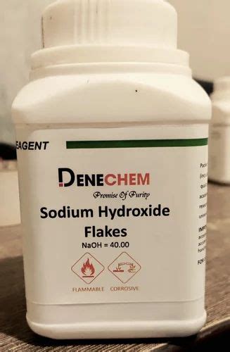 Sodium Hydroxide Flakes Lr Denechem At Rs Bag Caustic Soda Flakes