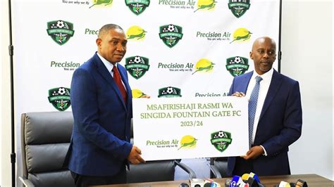 SINGIDA FOUNTAIN GATE YAINGIA MKATABA NA PRECISION AIR YouTube