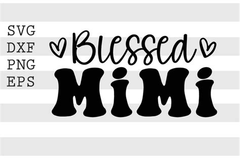 Blessed Mimi Svg By Spoonyprint Thehungryjpeg