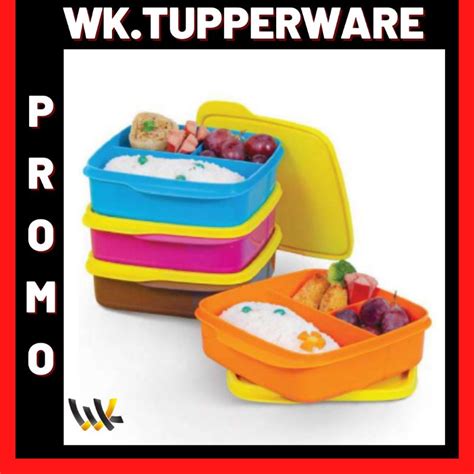 Jual WK TUPPERWARE LOLLY TUP KOTAK MAKAN TUPPERWARE PROMO TEMPAT MAKAN