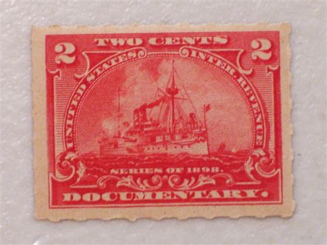 Us Internal Revenue Documentary Cents Stamp Scott R