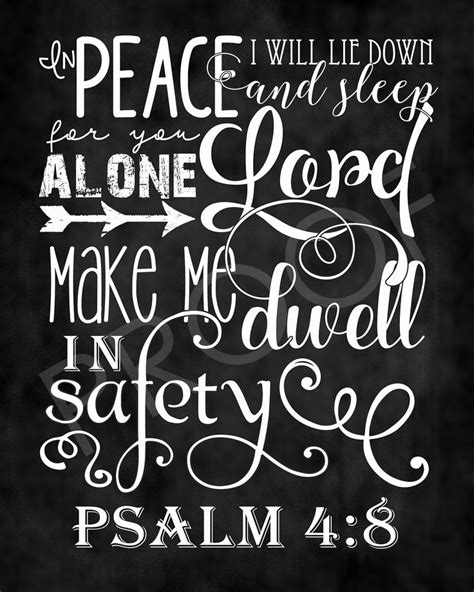 Scripture Art Psalm Chalkboard Style Etsy Psalms Scripture Art