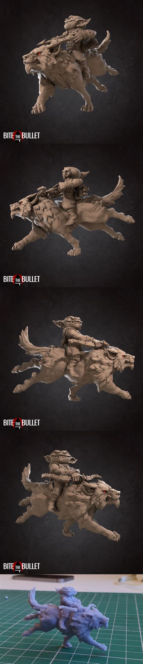 Desire Fx D Models Bite The Bullet Wolf Mounted Goblin Archer D