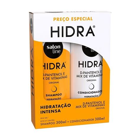 Kit Shampoo E Condicionador Hidra D Pantenol E Mix De Vitaminas Salon