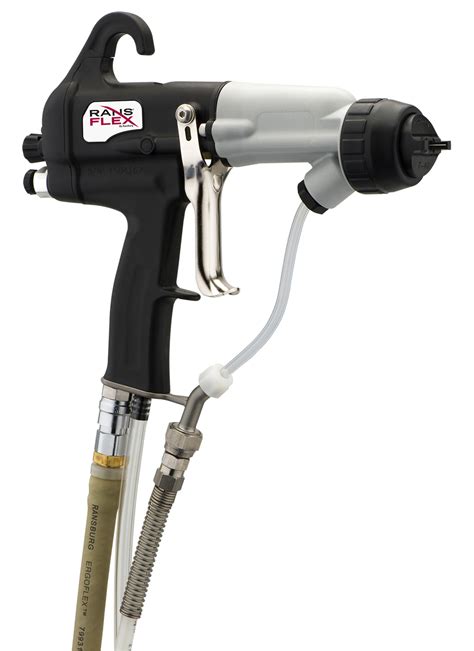 Ransburg Ransflex Rx Solvent 45kv Electrostatic Air Spray Gun From