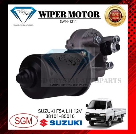 WIPER MOTOR SUZUKI F5A 12V LEFT HANDED 38101 85010 SGM BRAND