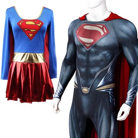 Beautiful Superman Costume & Supergirl Costume - Horrifiq