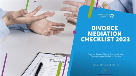 Divorce Mediation Checklist 2023