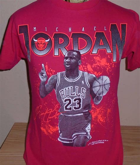 Vintage 1989 Michael Jordan Chicago Bulls Basketball T Shirt Starter