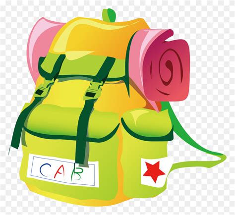 Backpacking Clip Art Camping Backpack Clipart FlyClipart