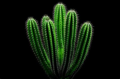 Premium Photo Green Saguaro Cactus Design Element