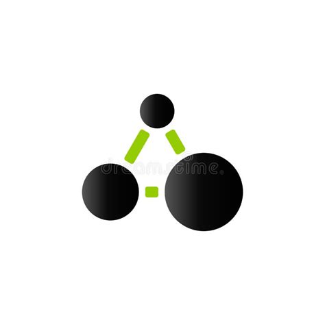 Duo Tone Icon Connected Dots Stock Vector Illustration Of Tone