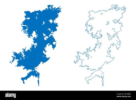 Lake Guri Dam (South America, Bolivarian Republic of Venezuela) map ...