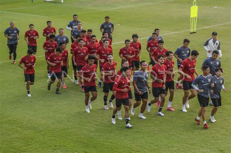 Latihan Timnas Indonesia Jelang Lawan Brunei Darussalam Antara Foto