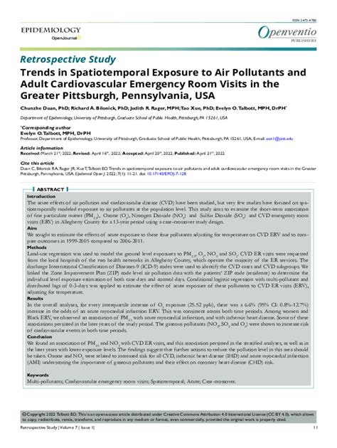 Fillable Online Trends In Spatiotemporal Exposure To Air Pollutants And