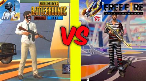 Free Fire Vs Pubg Mobile Lite Which One Is Best Game Comparison Youtube