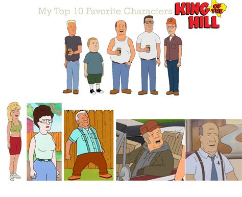 My Top 10 Favorite Characters King Of The Hill By Banielsdrawings On