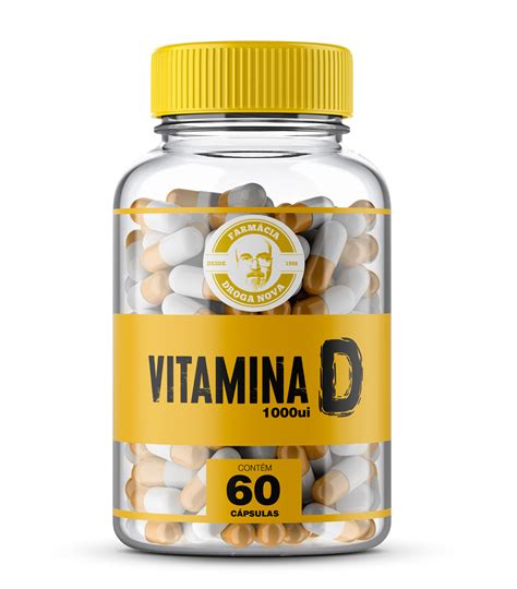 Vitamina D Ui Caps Farm Cia Droga Nova