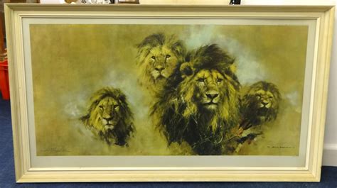 David Shepherd Limited Edition Print Lion Majesty No 140 Signed