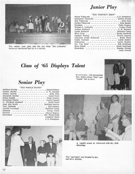 1965 Bentonville Yearbook - Vintage Bentonville