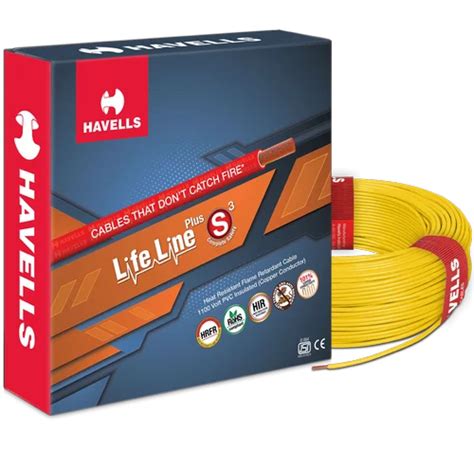 Havells Lifeline 10 Sq Mm 100 Meter Wire At Rs 12600 Roll HAVELLS In