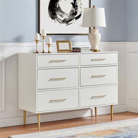 White And Gold Dresser And Nightstand Set Measuring Up E Zine