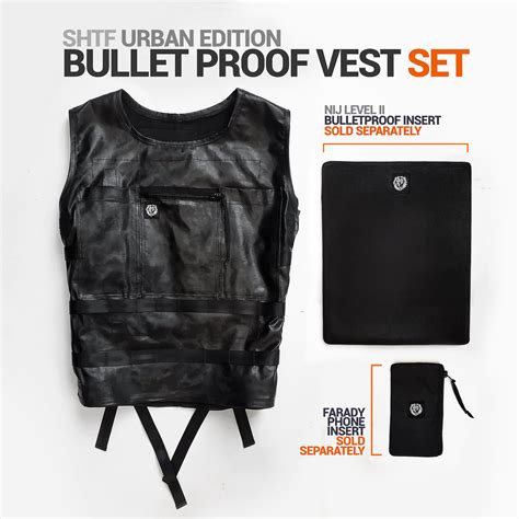 Shtf Urban Tactical Bulletproof Vest Etsy