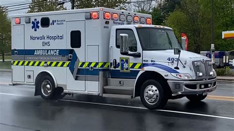 Norwalk Hospital EMS NEW Ambulance 403 Responding YouTube