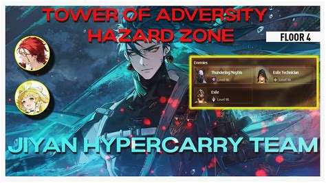 Jiyan Hypercarry Team Rotation Combo Tower Of Adversity Floor