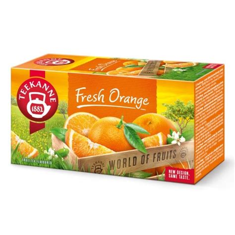 Herbata Teekanne Fresh Orange 20 kopert owocowa pomarańczowa