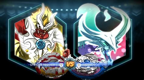 Spryzen Requiem S3 Vs Luinor L3 Beyblade Burst App Youtube